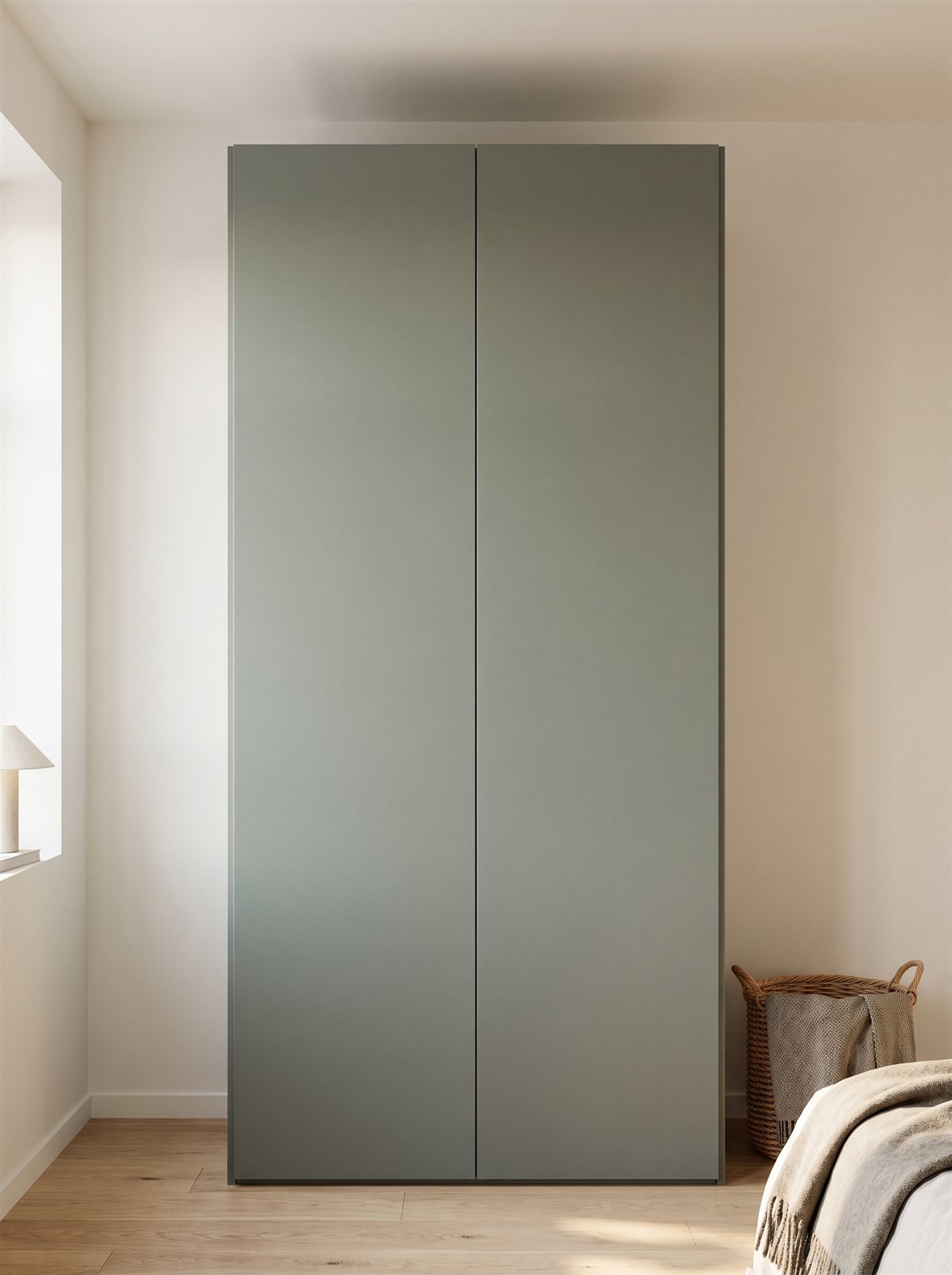 Sage Leaf fronten voor IKEA PAX 100×201 cm — visualisatie