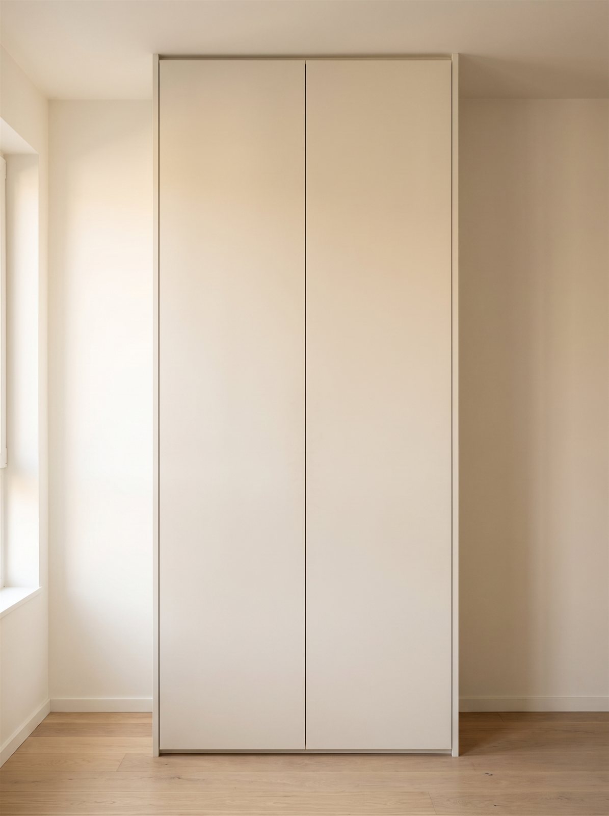 Chalk White fronten voor IKEA PAX 100×201 cm — visualisatie