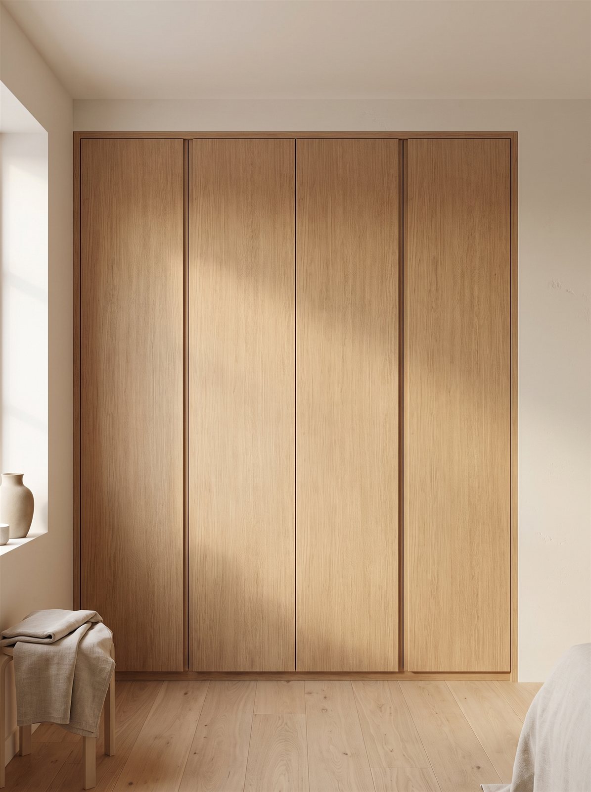 Driftwood Oak fronten voor IKEA PAX 200×201 cm — visualisatie
