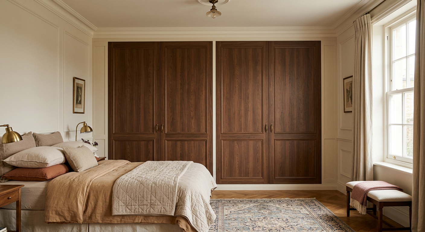 Klassieke villa met Cognac Walnut