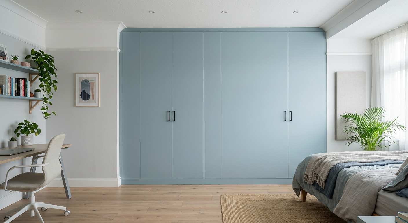Tienerkamer met Glacier Blue accent
