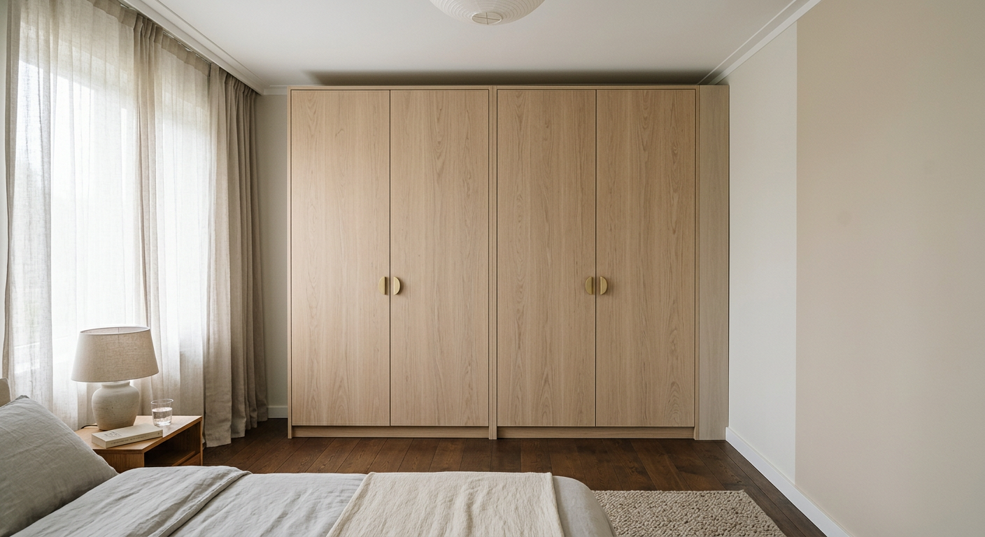 Lichte zomerwoning met Porcelain Oak